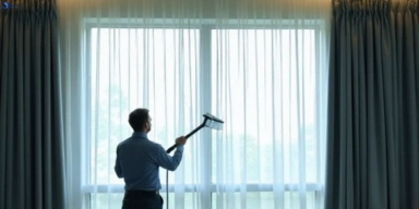 Commercial drapes cleaning service coolangatta hotels offices