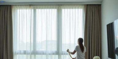 Delicate sheer drape cleaning coolangatta Matty Curtain Cleaning