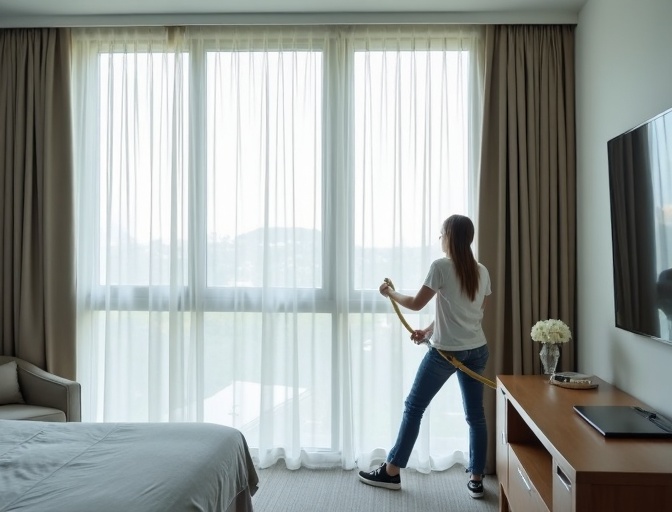 Coolangatta Sheer Curtain Cleaning